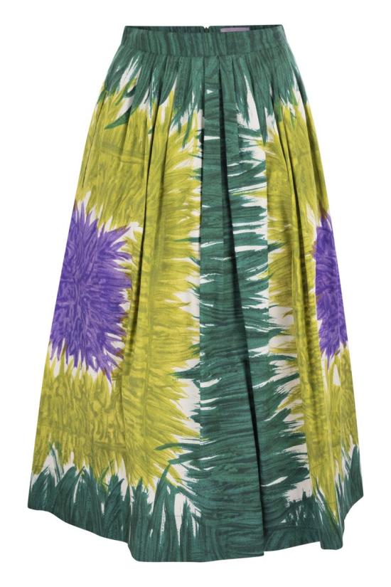 25SS 위켄드막스마라 미디 스커트 2515101036600 GREEN