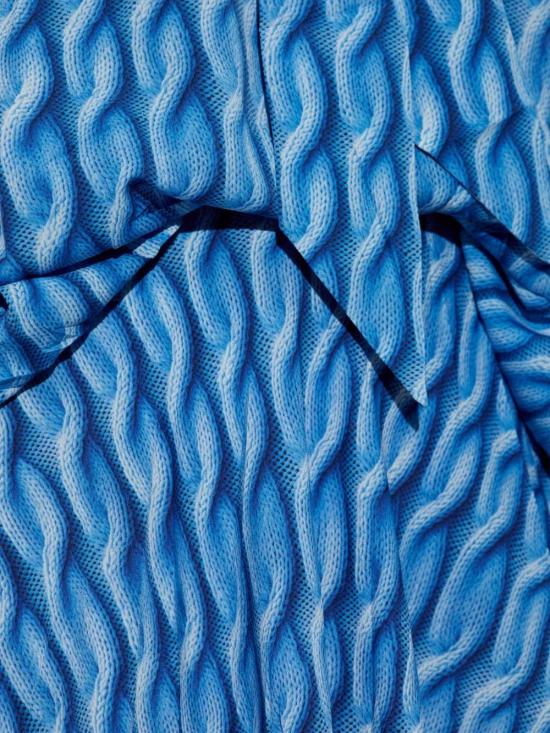 25SS 발렌시아가 미디 원피스 814150TRLB4 4011 BLUE - BALENCIAGA