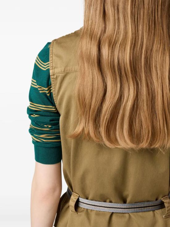 25SS 미우미우 숏 원피스 MF5714SOOO16MS OLIVA - MIU MIU