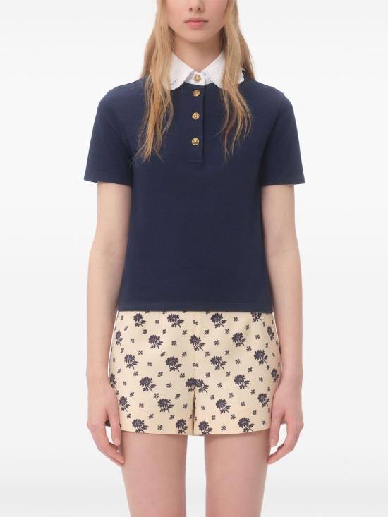 25SS 발렌티노 가라바니 폴로 티셔츠 6B3MH00Z95U NAVY - VALENTINO GARAVANI