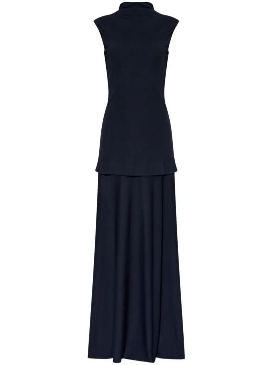 25SS 질샌더 롱 원피스 J04CT0107J65016 NAVY