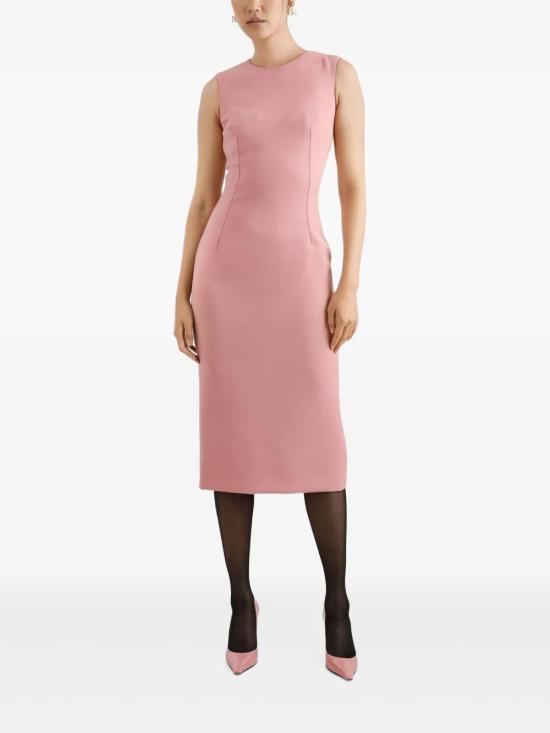 25SS 돌체앤가바나 미디 원피스 F6GASTFU2L8 F0473 ROSAPSCURO - DOLCE & GABBANA