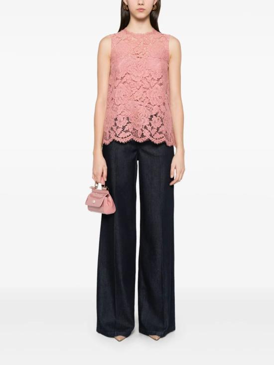 25SS 돌체앤가바나 민소매 티셔츠 F73G9THLM7L ROSAPSCURO - DOLCE & GABBANA