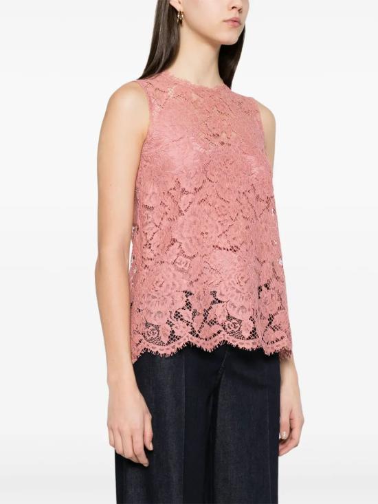 25SS 돌체앤가바나 민소매 티셔츠 F73G9THLM7L ROSAPSCURO - DOLCE & GABBANA