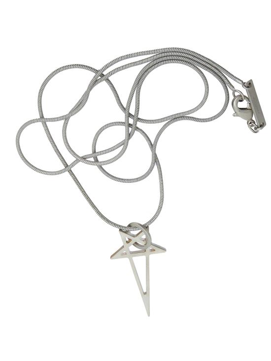 24FW 릭 오웬스 네크리스 LRJ0000066MMT128 SILVER - RICK OWENS