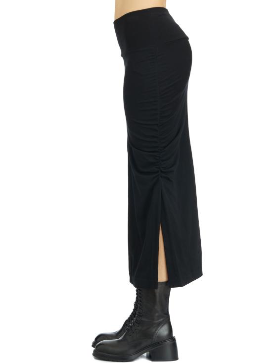 25SS 톰크롬 미디 스커트 LWSK89 BLACK - THOM KROM