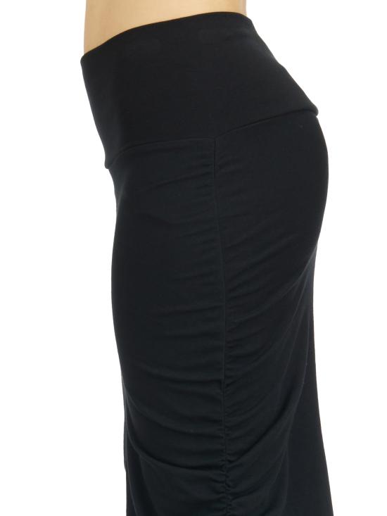 25SS 톰크롬 미디 스커트 LWSK89 BLACK - THOM KROM