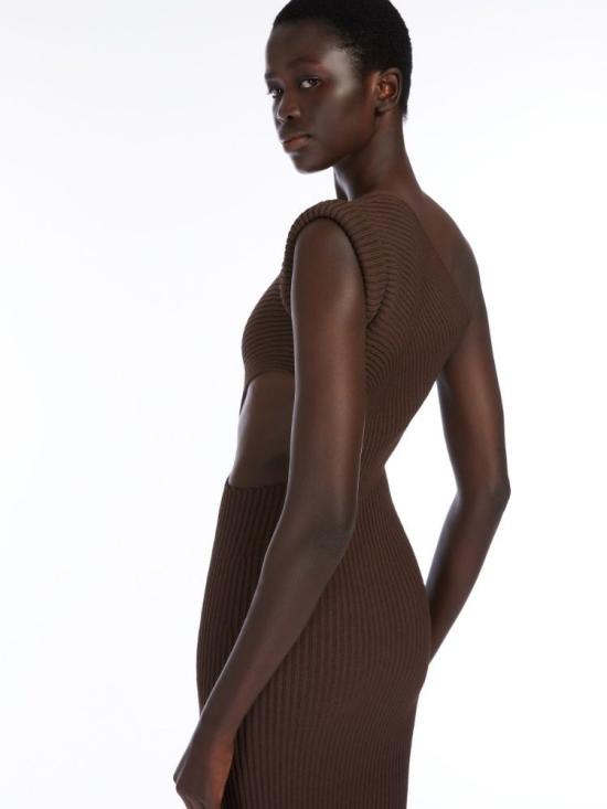 25SS 막스마라 롱 원피스 2511321133600010 BROWN - MAX MARA
