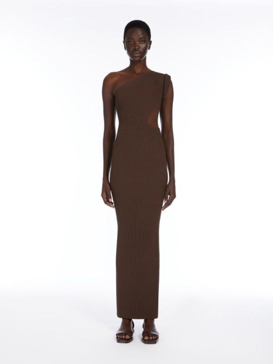 25SS 막스마라 롱 원피스 2511321133600010 BROWN - MAX MARA