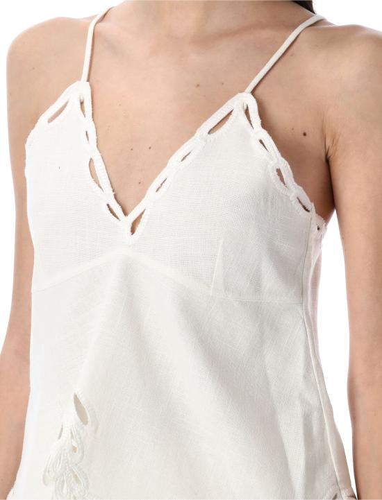 25SS 이자벨마랑에뚜왈 민소매 티셔츠 25PHT0537FAC1J12E 20WH WHITE - ISABEL MARANT ETOILE