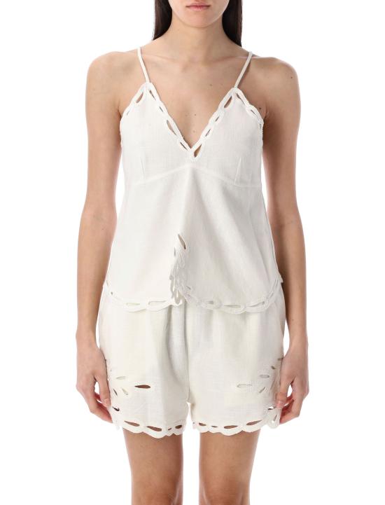 25SS 이자벨마랑에뚜왈 민소매 티셔츠 25PHT0537FAC1J12E 20WH WHITE