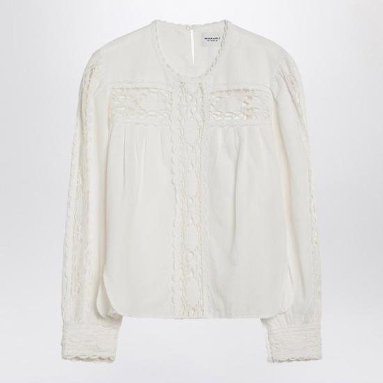 25SS 이자벨마랑에뚜왈 셔츠 25PHT0581FAC1J14E WHITE