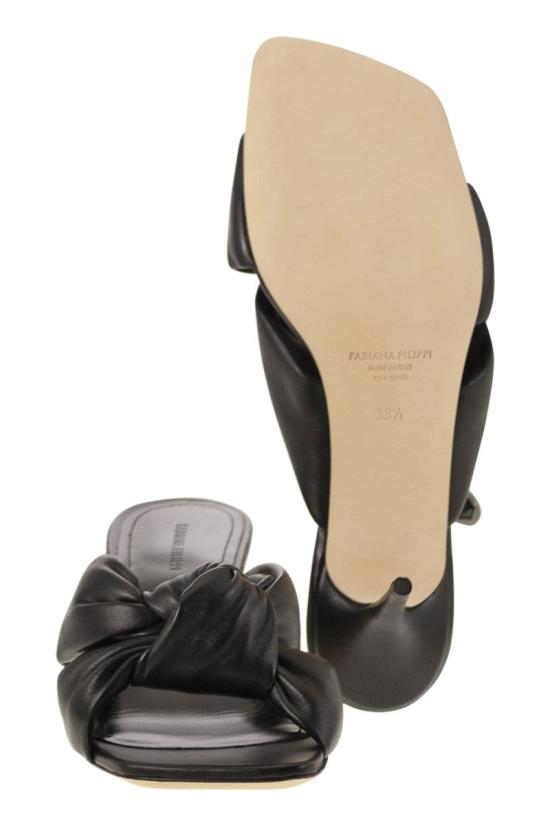 25SS 파비아나 필리피 뮬/슬리퍼 ASD265A916 825 BLACK - FABIANA FILIPPI
