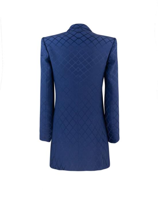 25SS 엘리자베타프랜치 코트 GI15352E2DC8 BLUE - ELISABETTA FRANCHI