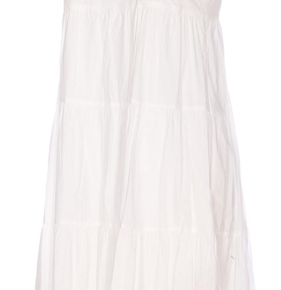 25SS 마이클 코어스 롱 원피스 MS582WLF4C100 WHITE - MICHAEL KORS