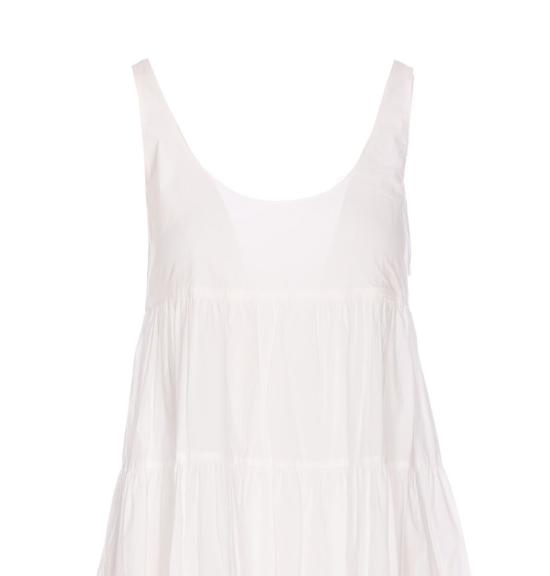 25SS 마이클 코어스 롱 원피스 MS582WLF4C100 WHITE - MICHAEL KORS