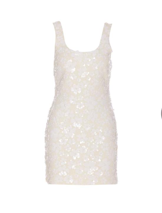 25SS 마이클 코어스 숏 원피스 MS582XYHHS100 WHITE