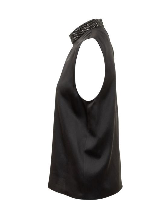 25SS 톰포드 민소매 티셔츠 TS2103SDE487 LB999 Black - TOMFORD