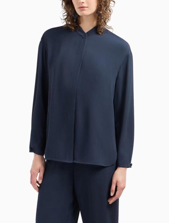 25SS 엠포리오 아르마니 셔츠 EW000863AF12521UB081 OVERSEAS BLUE - EMPORIO ARMANI