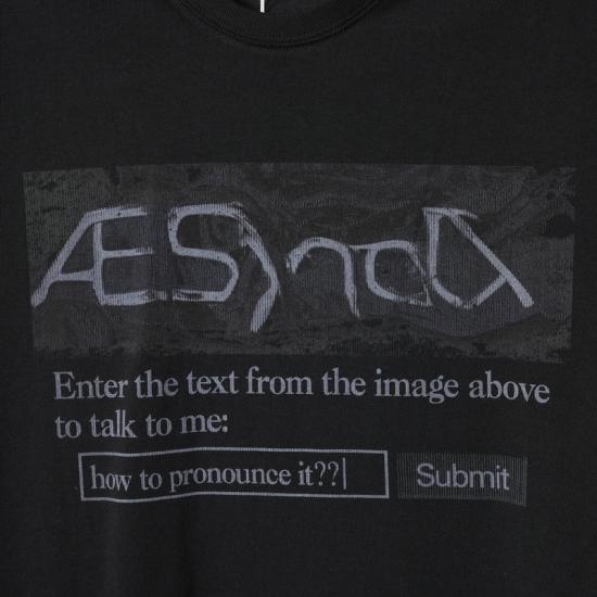25SS Æ Synctx 반팔 티셔츠 TS01BK BLACK - OTHER BRANDS