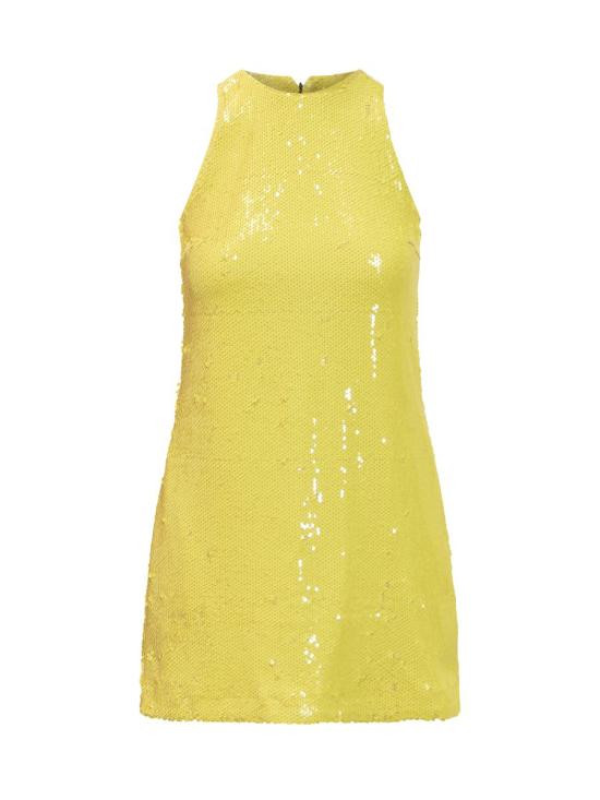 25SS 엠에스지엠 미디 원피스 3842MDA23257309 06 YELLOW