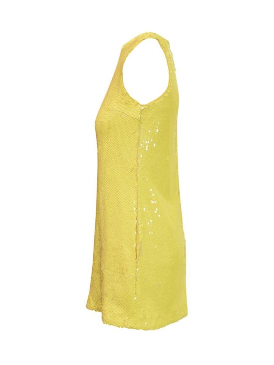 25SS 엠에스지엠 미디 원피스 3842MDA23257309 06 YELLOW - MSGM