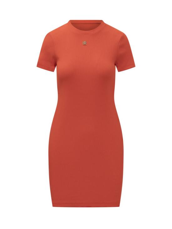 25SS 지방시 숏 원피스 BW22CM3YQS 800 ORANGE