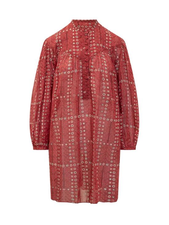 25SS 이자벨마랑에뚜왈 미디 원피스 25PRO0734FAC1J19E 70RD RED