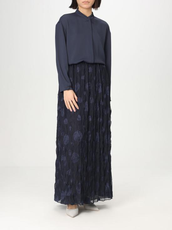 25SS 엠포리오 아르마니 스커트 EW000886AF12530 F4031 blu - EMPORIO ARMANI