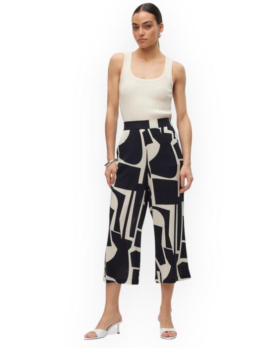 25SS 베로 모다 스트레이트 팬츠 10308013 BLACK bianco nero - VERO MODA