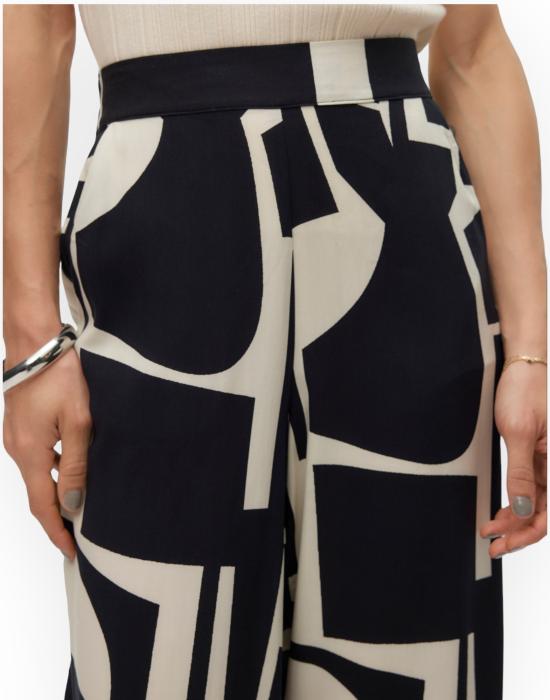 25SS 베로 모다 스트레이트 팬츠 10308013 BLACK bianco nero - VERO MODA