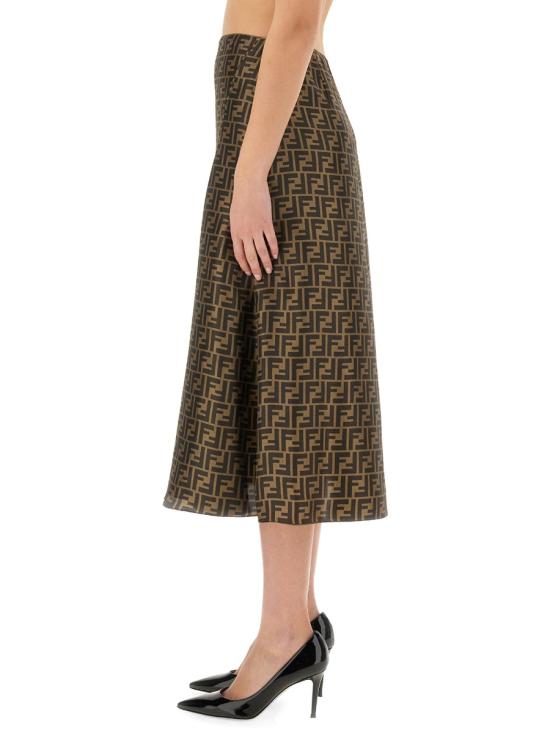 25SS 펜디 스커트 FQ7601 A8G3F1440 BROWN - FENDI