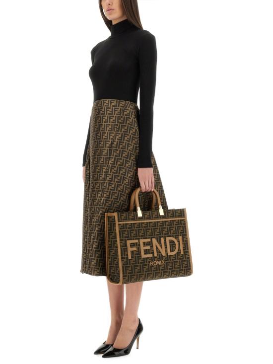25SS 펜디 스커트 FQ7601 A8G3F1440 BROWN - FENDI