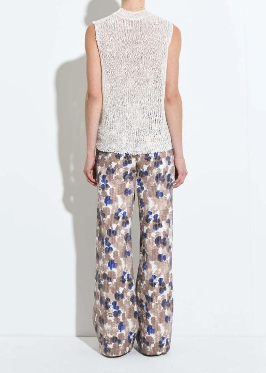  크리스티앙 뵈이넝스 스트레이트 팬츠 Christian Wijnants Pindou 팬츠 카멜리아/블랙 - CHRISTIAN WIJNANTS