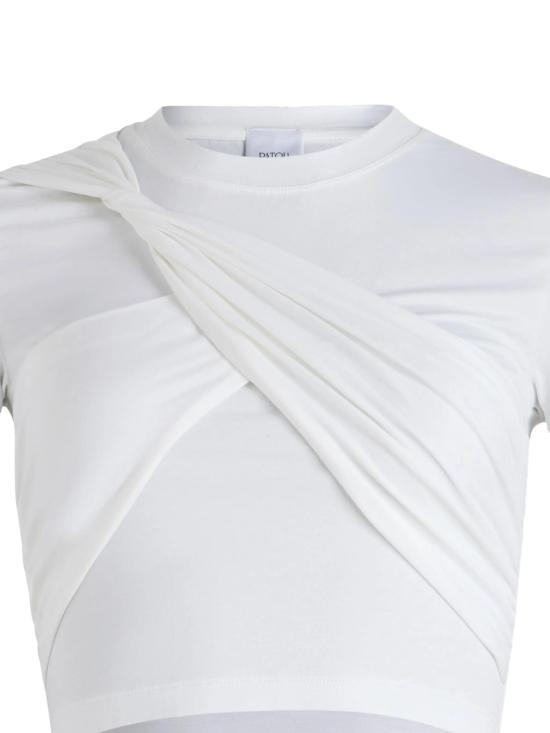  파투 반팔 티셔츠 JE1619972 001W WHITE - PATOU