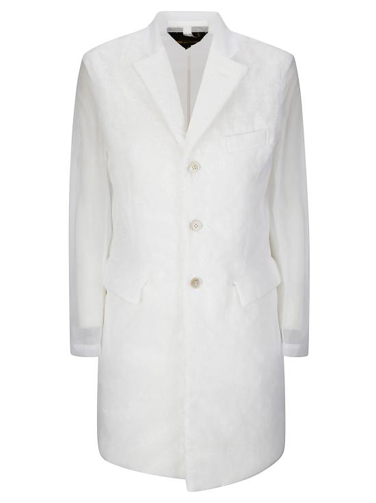 25SS 꼼데가르송 코트 GOJ007S25 1 WHITE X WHITE