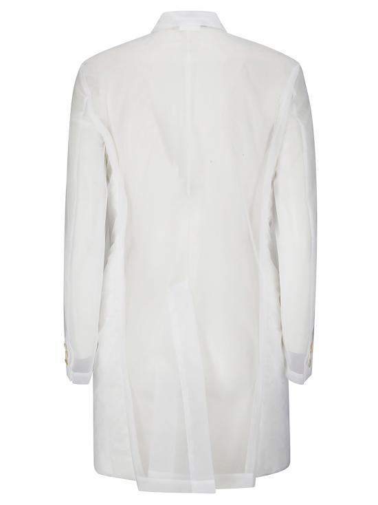 25SS 꼼데가르송 코트 GOJ007S25 1 WHITE X WHITE - COMME DES GARCONS