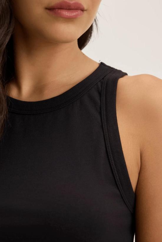  벨벳 민소매 티셔츠 그리어 탱크 블랙 - VELVET