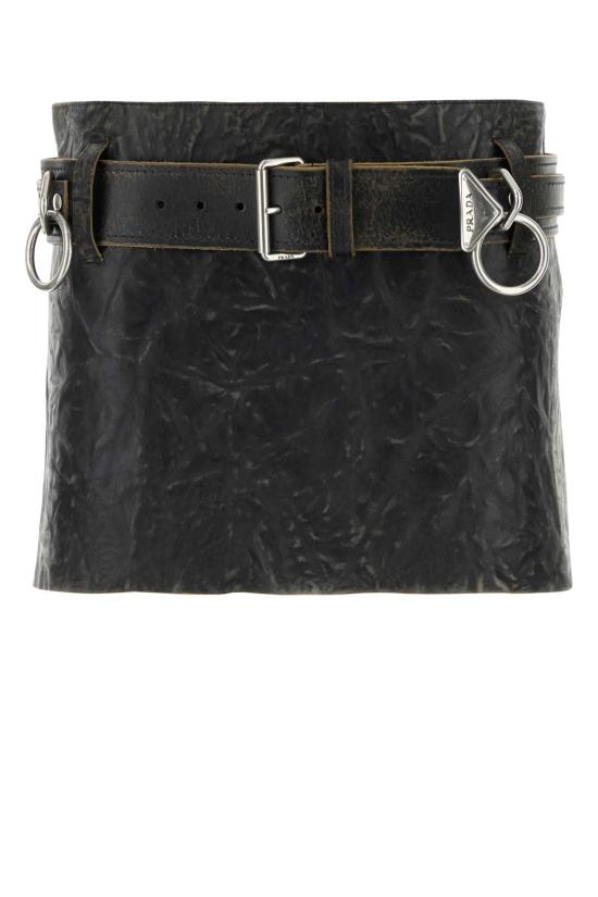 25SS 프라다 숏 스커트 51904SOOO16UK F0002 Black