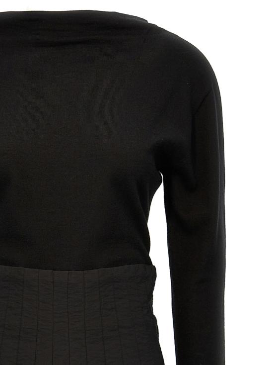 25SS 파비아나 필리피 미디 스커트 ABD265F186L177825 Black - FABIANA FILIPPI