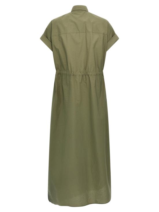 25SS 브루넬로 쿠치넬리 롱 원피스 M0F79ARA51C3066 Green - BRUNELLO CUCINELLI