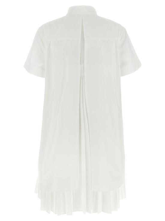25SS 사카이 숏 원피스 2507761151 White - SACAI