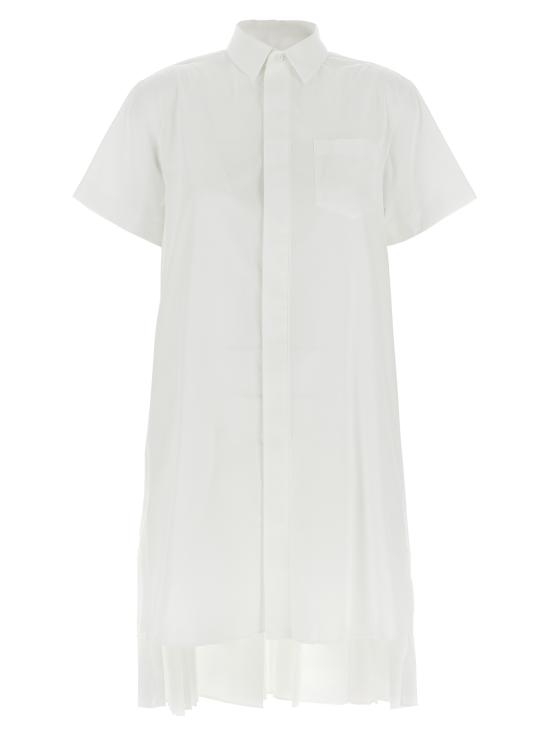 25SS 사카이 숏 원피스 2507761151 White
