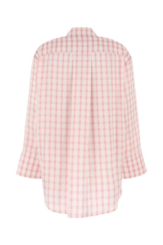 25SS 로에베 셔츠 S359Y05XDG WHITEPINK Checked - LOEWE
