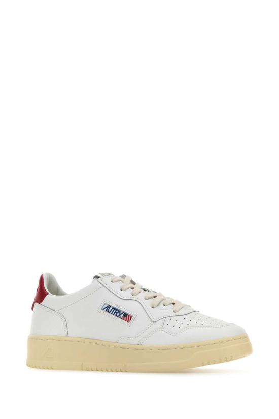26FW 오트리 메달리스트 로우 스니커즈 AULM LL21 White - AUTRY