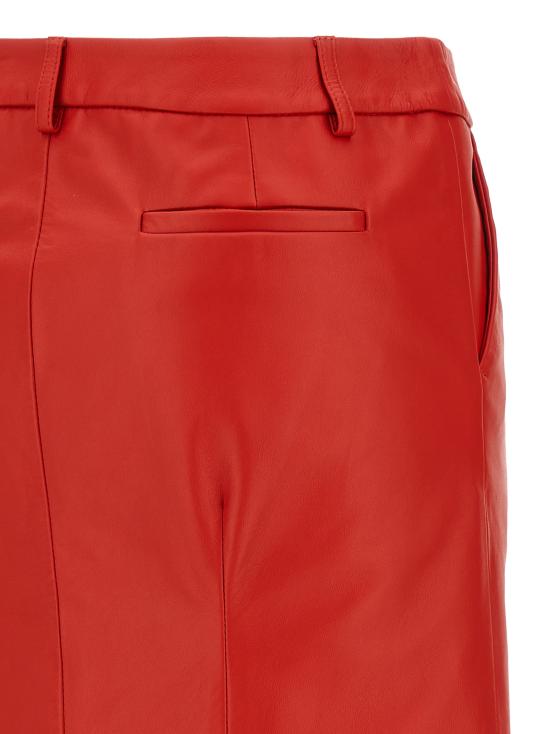 25SS 아르마리움 숏 스커트 ARMTMSK03LE04023 Red - ARMARIUM