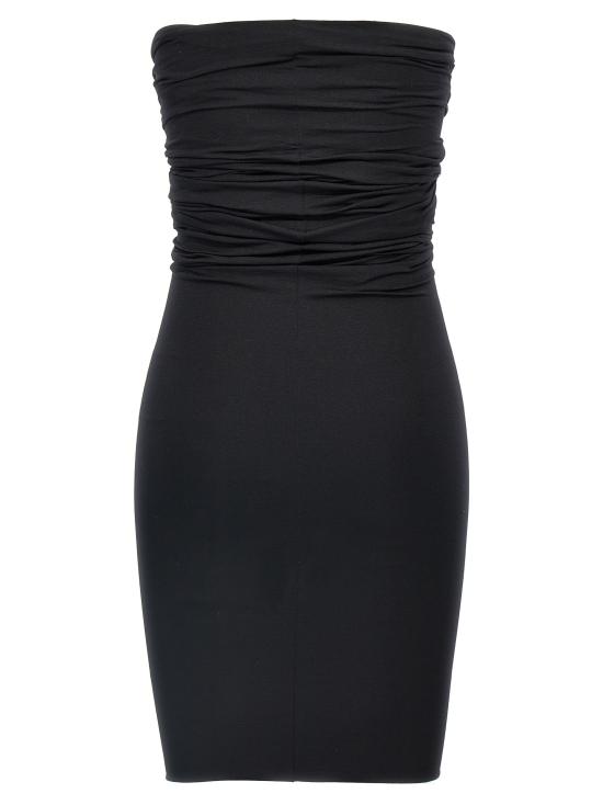 25FW 릭 오웬스 숏 원피스 RP01E7530JN09 Black - RICK OWENS