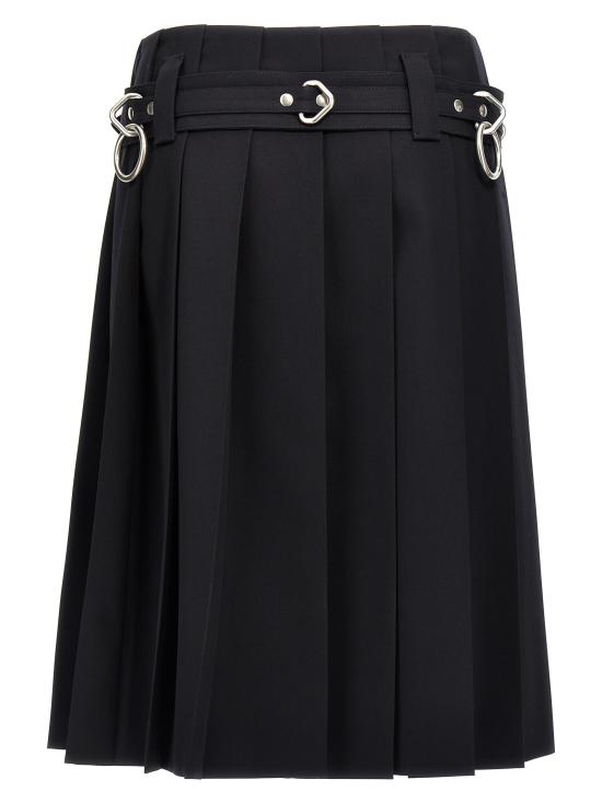 25FW 프라다 미디 스커트 P184YHSOOO108NF0008 Blue - PRADA