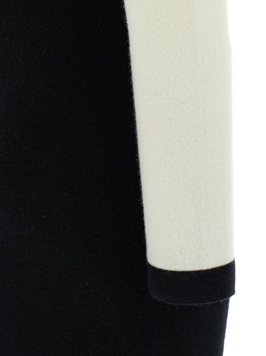 25SS 발망 숏 원피스 EF1R9259KH91GAU White Black - BALMAIN