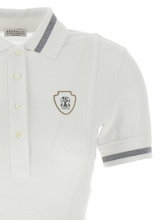 25SS 브루넬로 쿠치넬리 숏 원피스 ML944A5325C159 White - BRUNELLO CUCINELLI